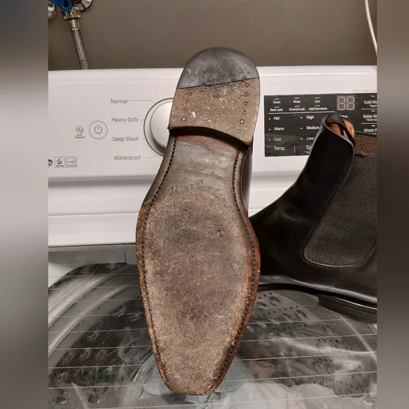 Adres Sendra Black Leather Chelsea Boots - Picture 5 of 12